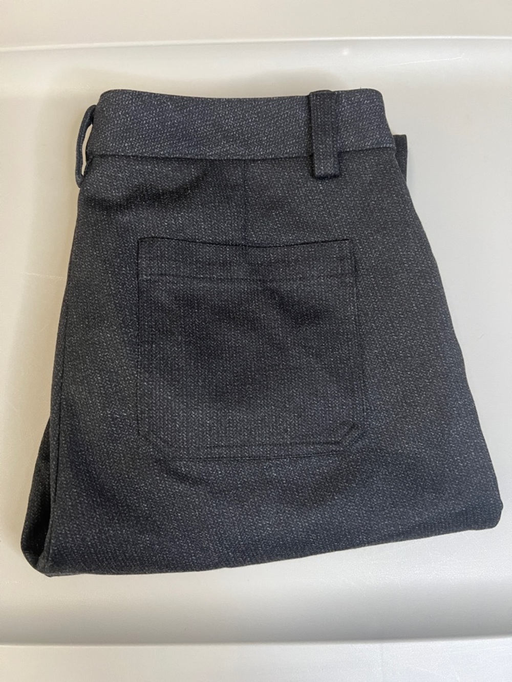 Calvin Klein Herringbone Pant Gray Size 6